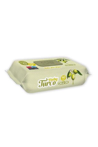 Baby Turco Bebek Islak Havlu Zeytinyağlı 90' lı