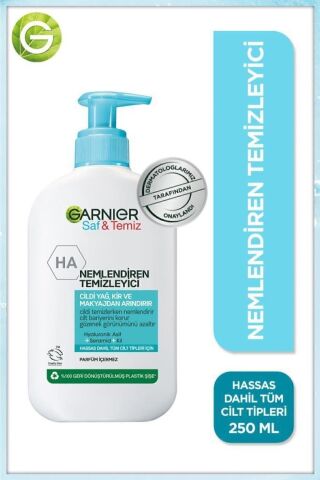 Saf& Temiz Nemlendiren Temizleyici 250 Ml + Nem Bombası Canlandırıcı Kağıt Maske X2