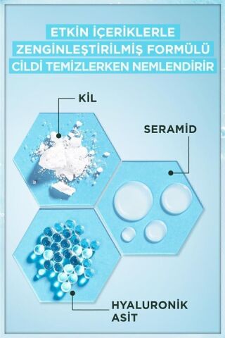 Saf& Temiz Nemlendiren Temizleyici 250 Ml + Nem Bombası Canlandırıcı Kağıt Maske X2
