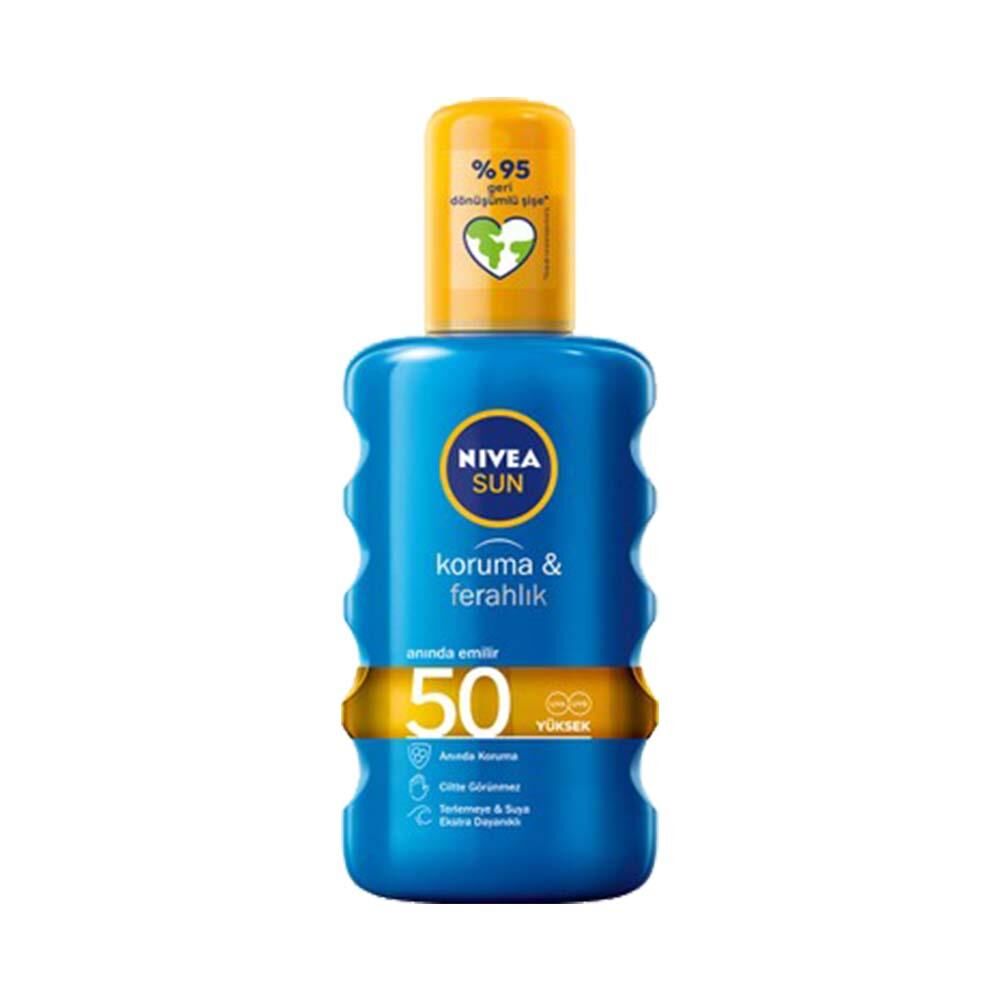 Nivea Sun Koruma Ve Ferahlık Güneş Spreyi Gkf 50 200 Ml