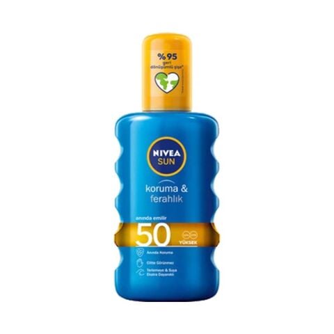 Nivea Sun Koruma Ve Ferahlık Güneş Spreyi Gkf 50 200 Ml