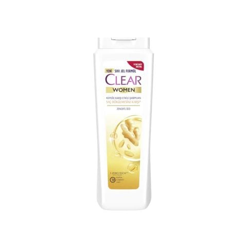 Clear Women Şampuan Kepeğe ve Saç Dökülmesine Karşı Zencefil Özlü 485 ml