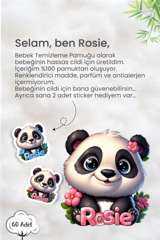 3 Adet Eyüp Sabri Tuncer 5'li Kolonya Set No 2 ve ROSIE %100 Doğal Pamuk 60'lı