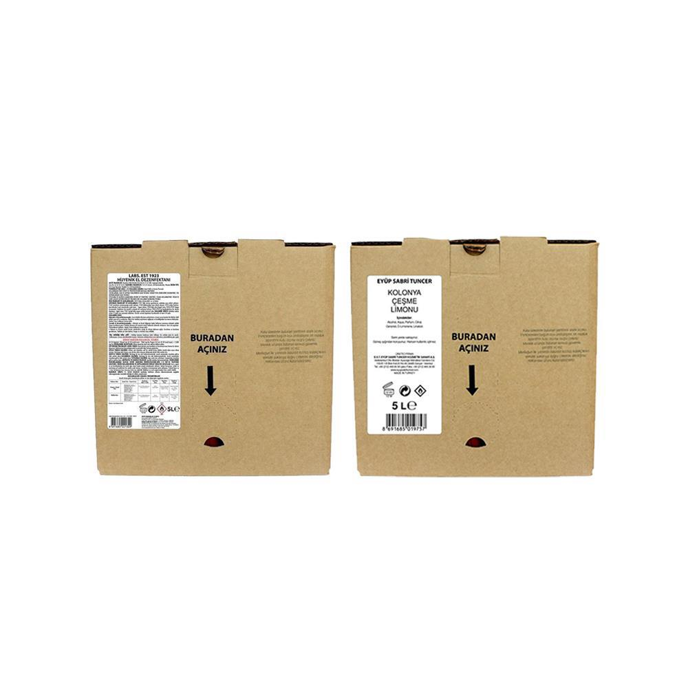 Eyüp Sabri Tuncer Labs El Dezenfektanı ve Çeşme Limonu Kolonyası 5 lt