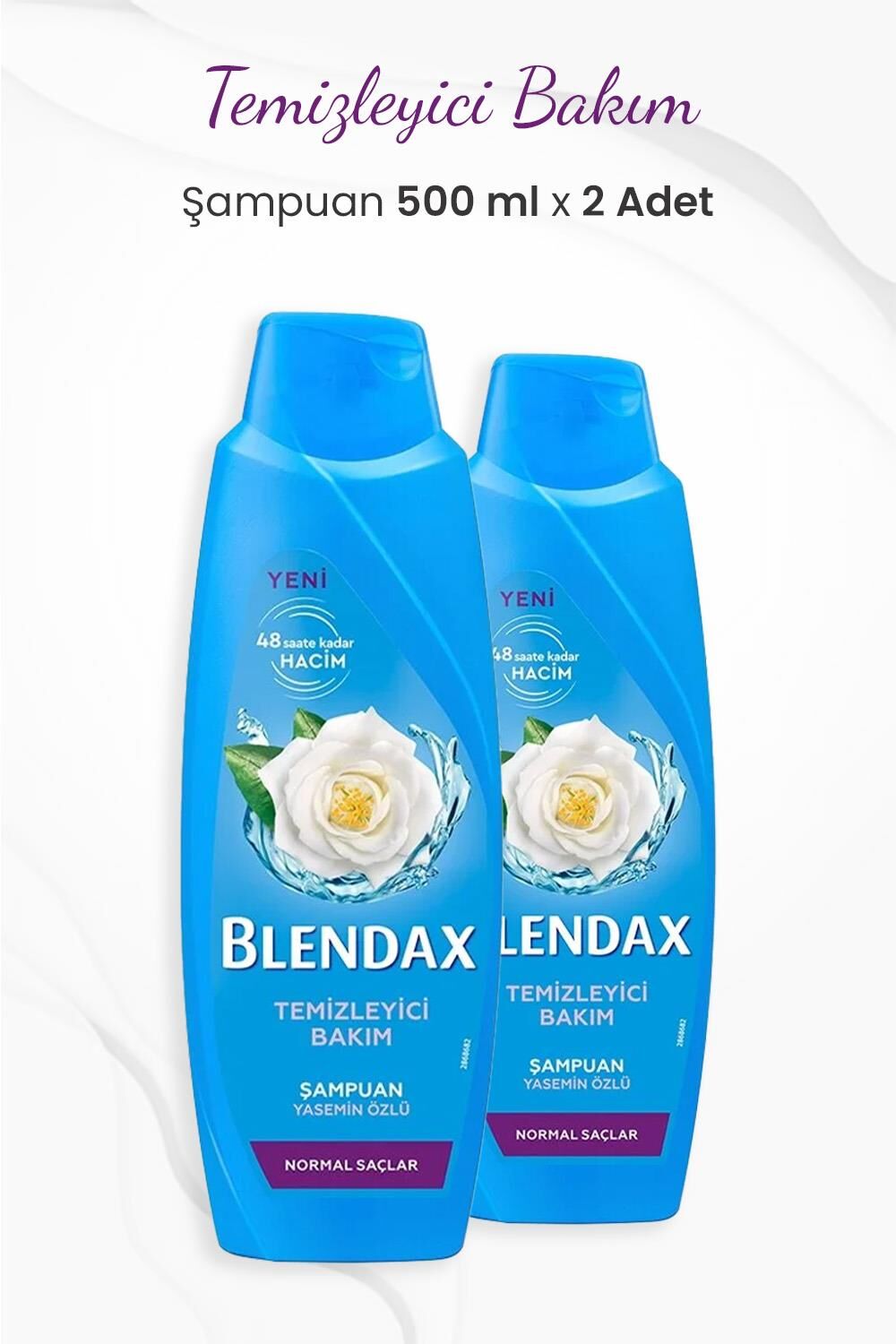 Blendax Yasemin Özlü Temizleyici Bakım Şampuan 500 ml x 2 Adet