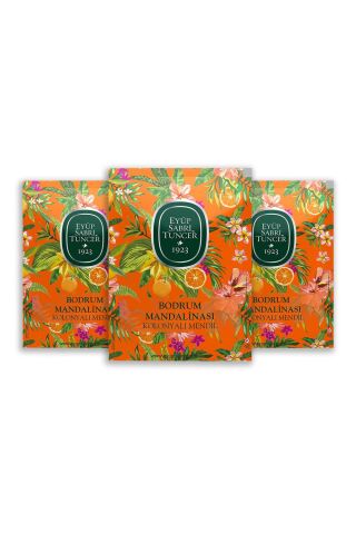 Eyüp Sabri Tuncer Bodrum Mandalinası Kolonyalı Mendil 50'li x 3 Adet
