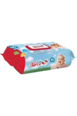 Baby Turco Islak Havlu - Mendil 24 X 90 Lı Kapaklı 2160 Yaprak