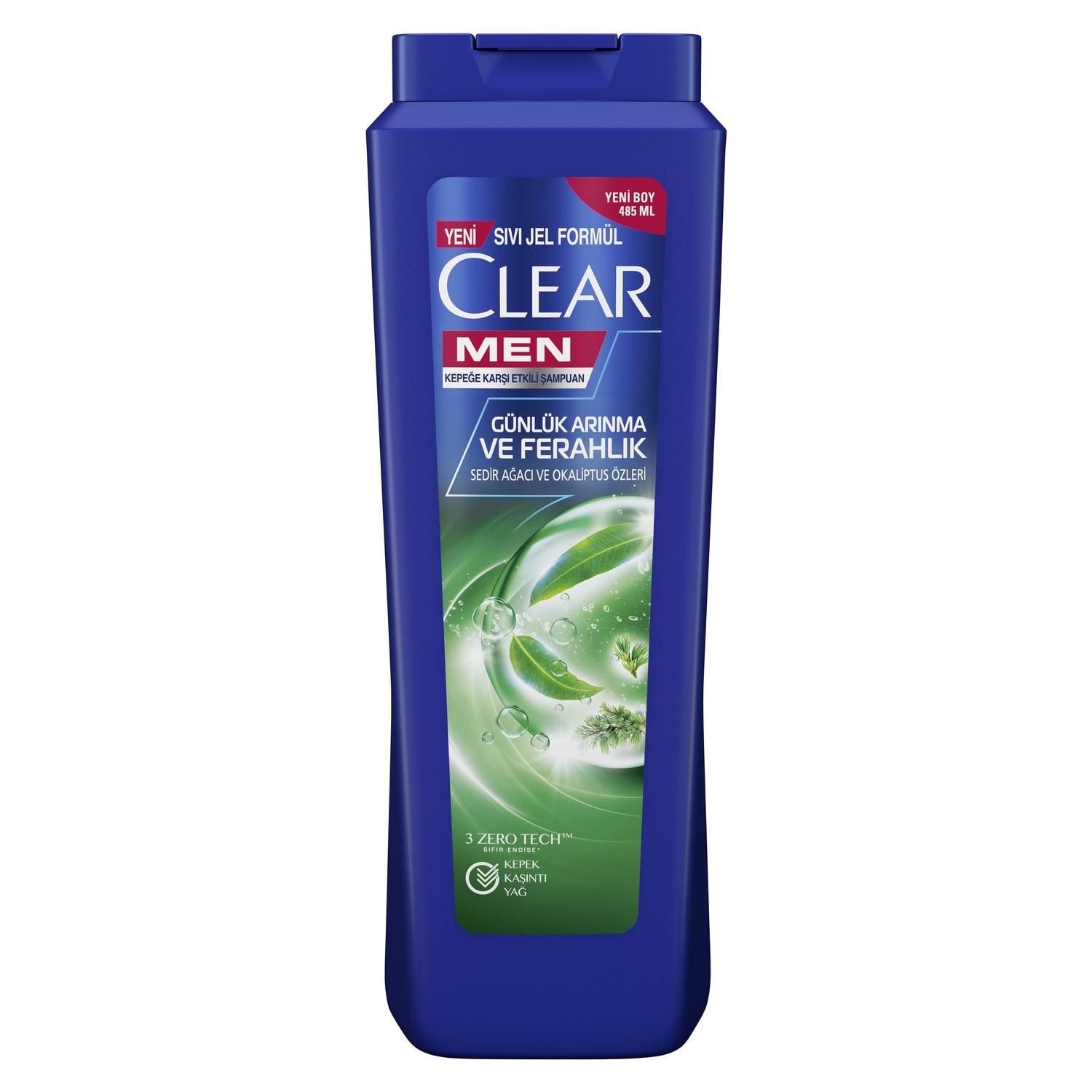 Clear Men Şampuan Günlük Arınma ve Ferahlık 485 ml