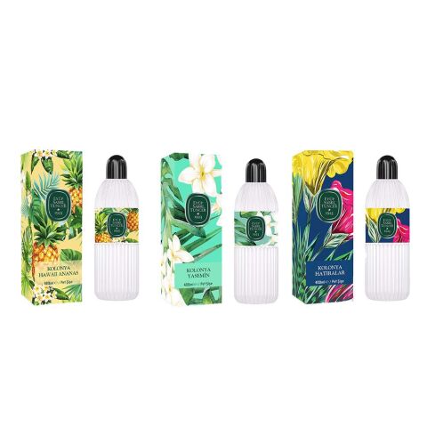 Eyüp Sabri Tuncer Kolonya Hawaii Ananas, Yasemin ve Hatıralar Pet Şişe 400 ml