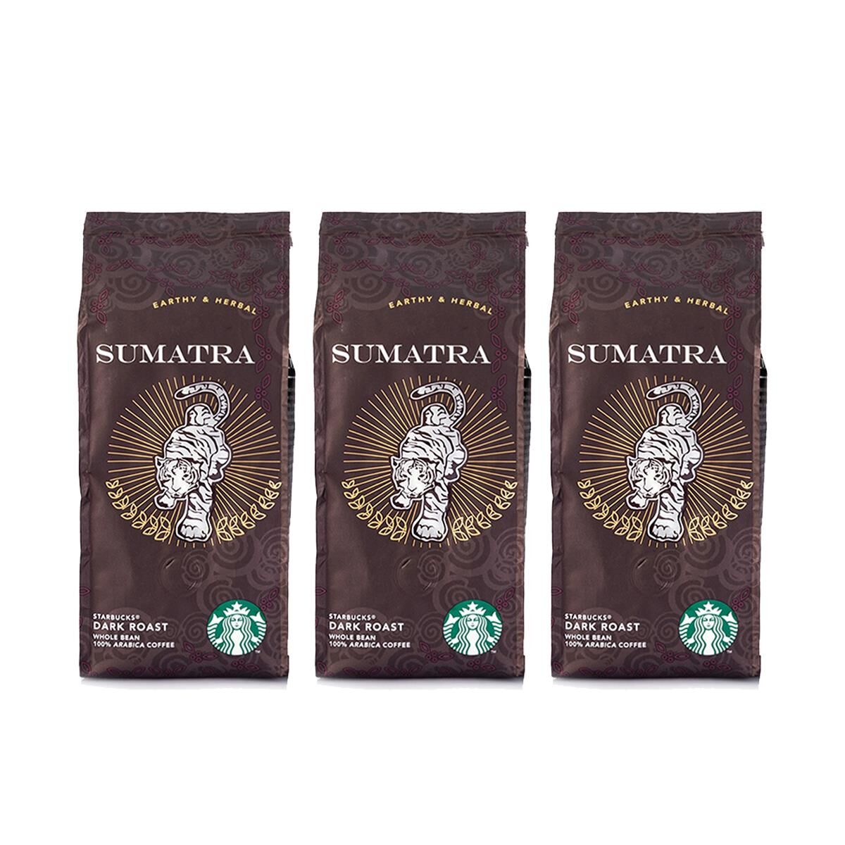 Starbucks Sumatra Çekirdek Kahve 250 Gram x 3