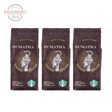 Starbucks Sumatra Çekirdek Kahve 250 Gram x 3