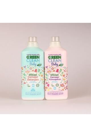 U Green Clean Baby Çamaşır Yumuşatıcısı ve Deterjanı 1 L