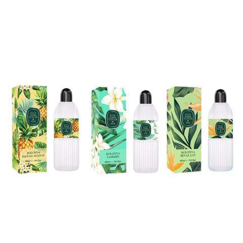 Eyüp Sabri Tuncer Kolonya Hawaii Ananas, Yasemin ve Beyaz Çay Pet Şişe 400 ml