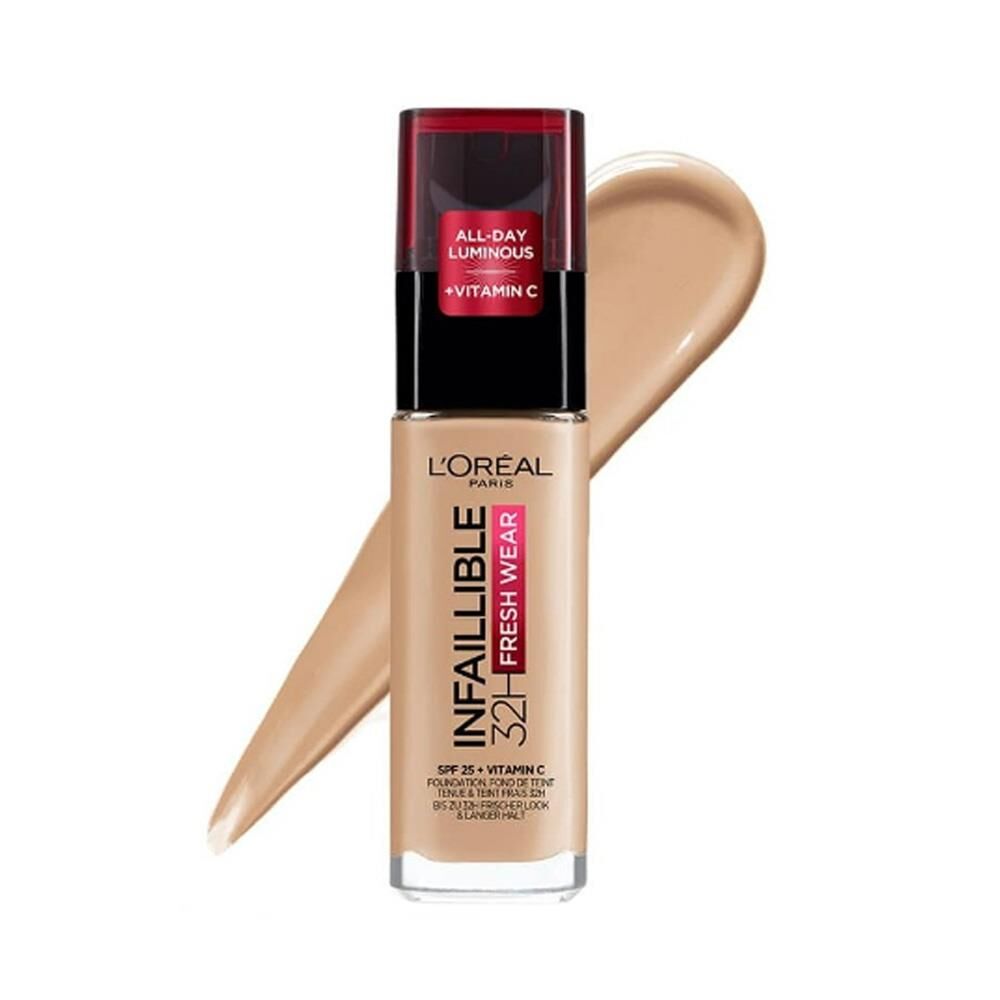 Loreal Paris Infaillible 32H Fresh Wear Fondöten 125 Natural Beige