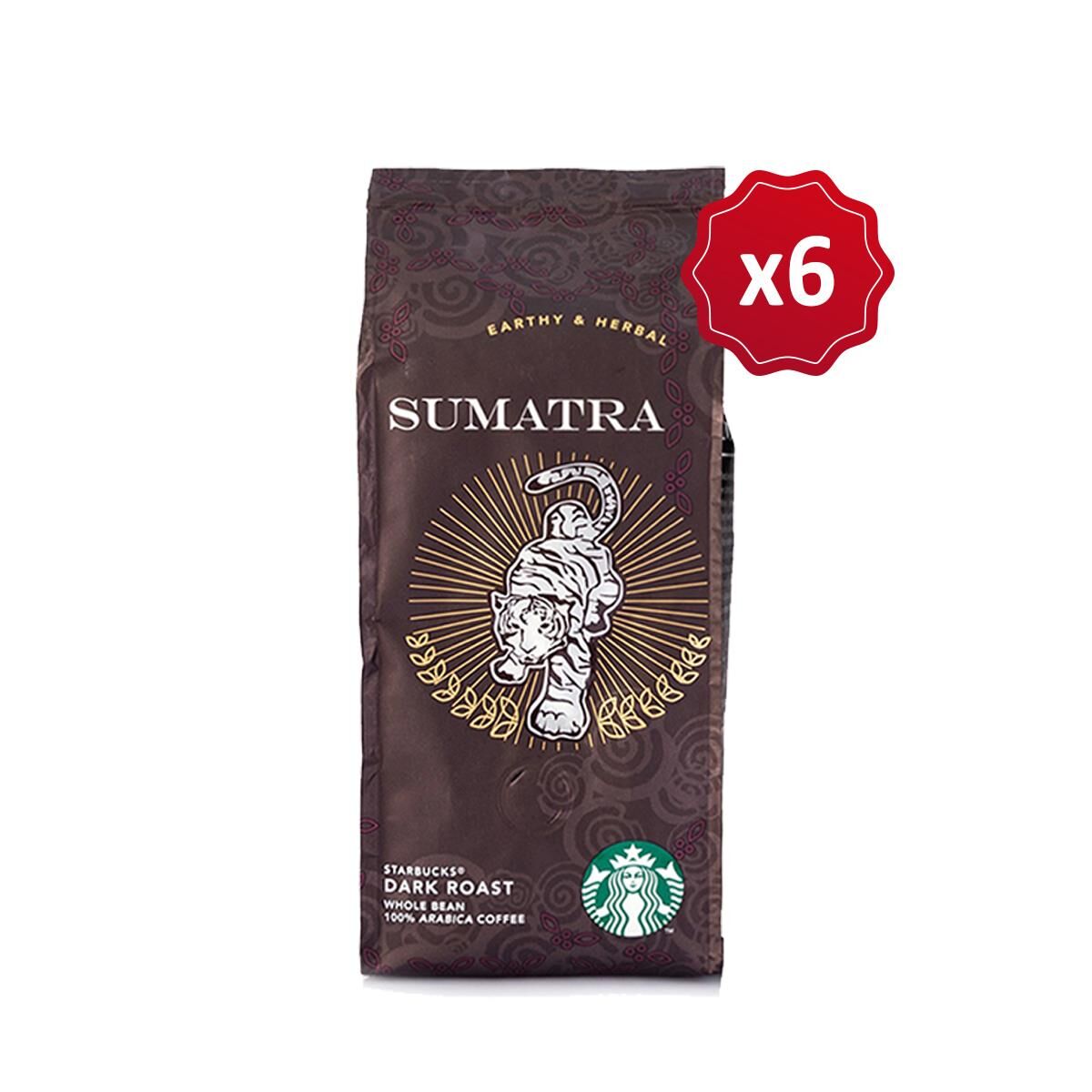 Starbucks Sumatra Çekirdek Kave 250 gr x 6