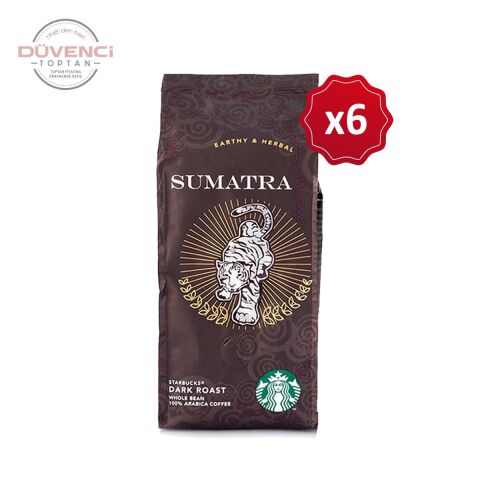 Starbucks Sumatra Çekirdek Kave 250 gr x 6