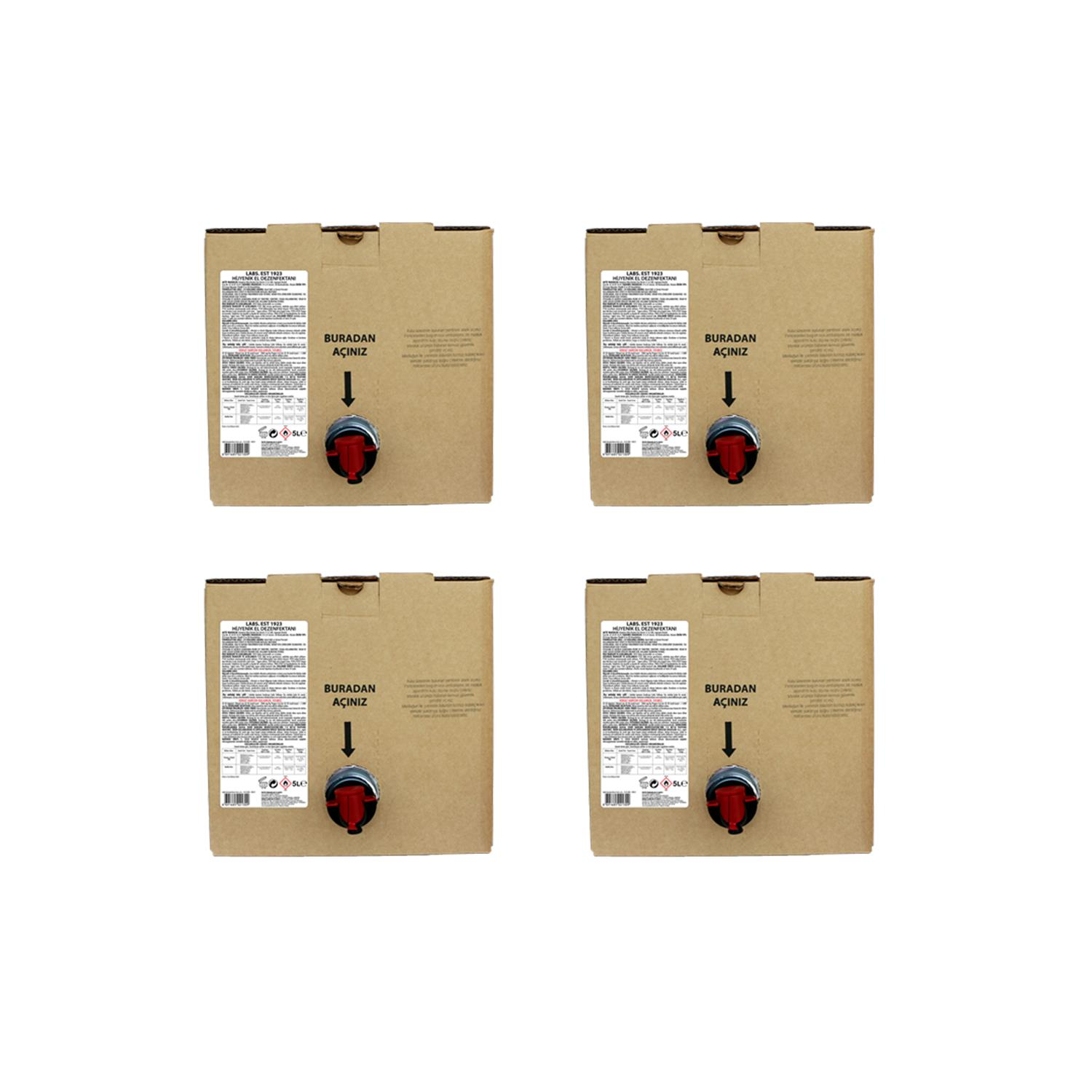 Eyüp Sabri Tuncer Labs El Dezenfektanı 5 lt - Bag in Box x 4