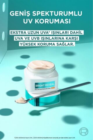 Bright Reveal Koyu Leke Karşıtı, Cilt Tonu Eşitleyici Spf50 Nemlendirici Krem Niasinamid 50ml