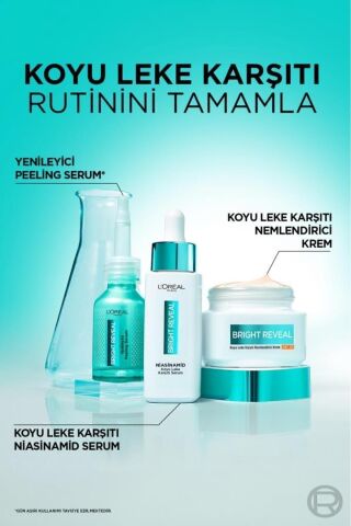 Bright Reveal Koyu Leke Karşıtı, Cilt Tonu Eşitleyici Spf50 Nemlendirici Krem Niasinamid 50ml