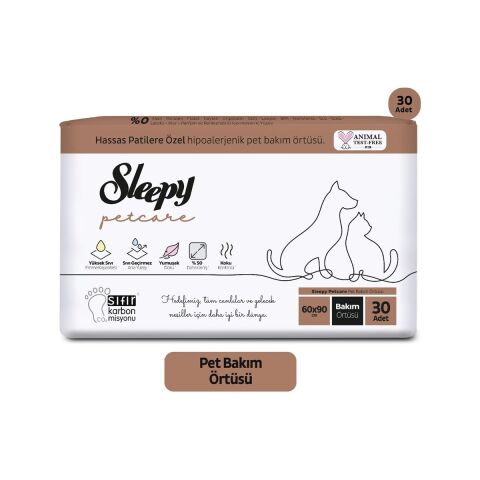Petcare Bakım Seti ( 30'lu Pet Bakım Örtüsü + 60 Yaprak Islak Havlu + 500 ml Şampuan )