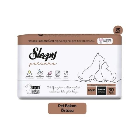 Petcare Bakım Seti ( 30'lu Pet Bakım Örtüsü + 60 Yaprak Islak Havlu + 500 ml Şampuan )