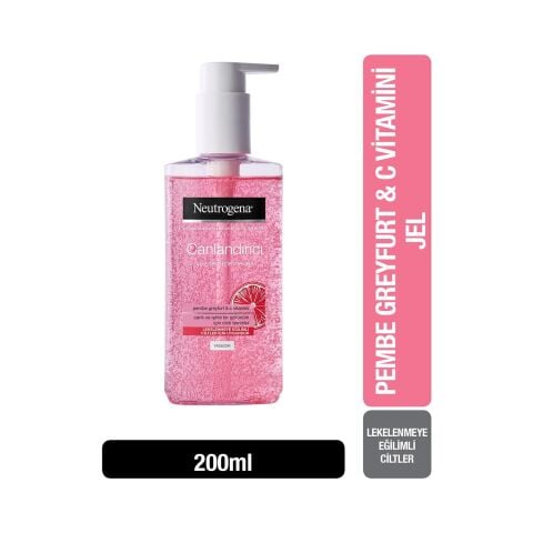Neutrogena Canlandırıcı Yüz Yıkama Jeli Pembe Greyfurt 200 ml