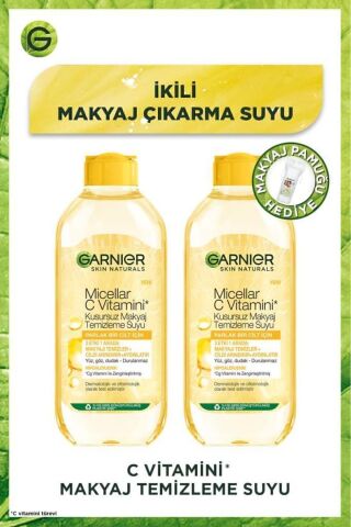 Micellar C Vitamini Kusursuz Makyaj Temizleme Suyu 400ml 2'li Set