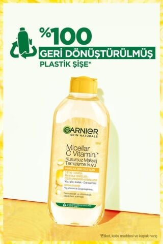 Micellar C Vitamini Kusursuz Makyaj Temizleme Suyu 400ml 2'li Set