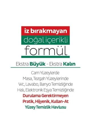 Sleepy Easy Clean Yüzey Temizlik Havlusu 100 x 8