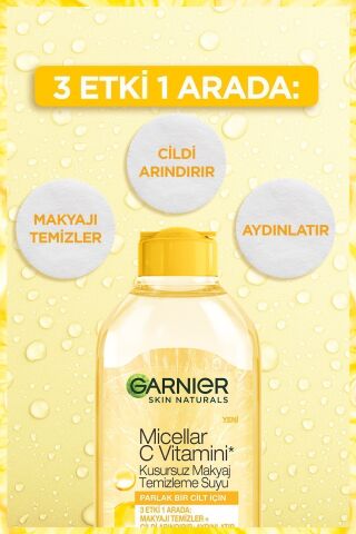 Micellar C Vitamini Kusursuz Makyaj Temizleme Suyu & C Vitamini Parlak Günlük Aydınlatıcı Krem