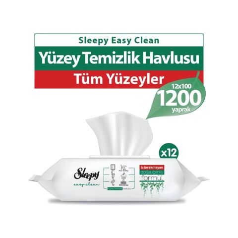 Sleepy Yüzey Temizlik Havlusu 1200' lü