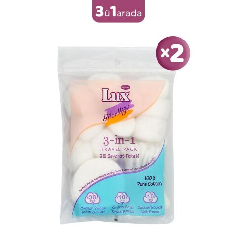 Lux 3' lü Seyahat Paketi x 2