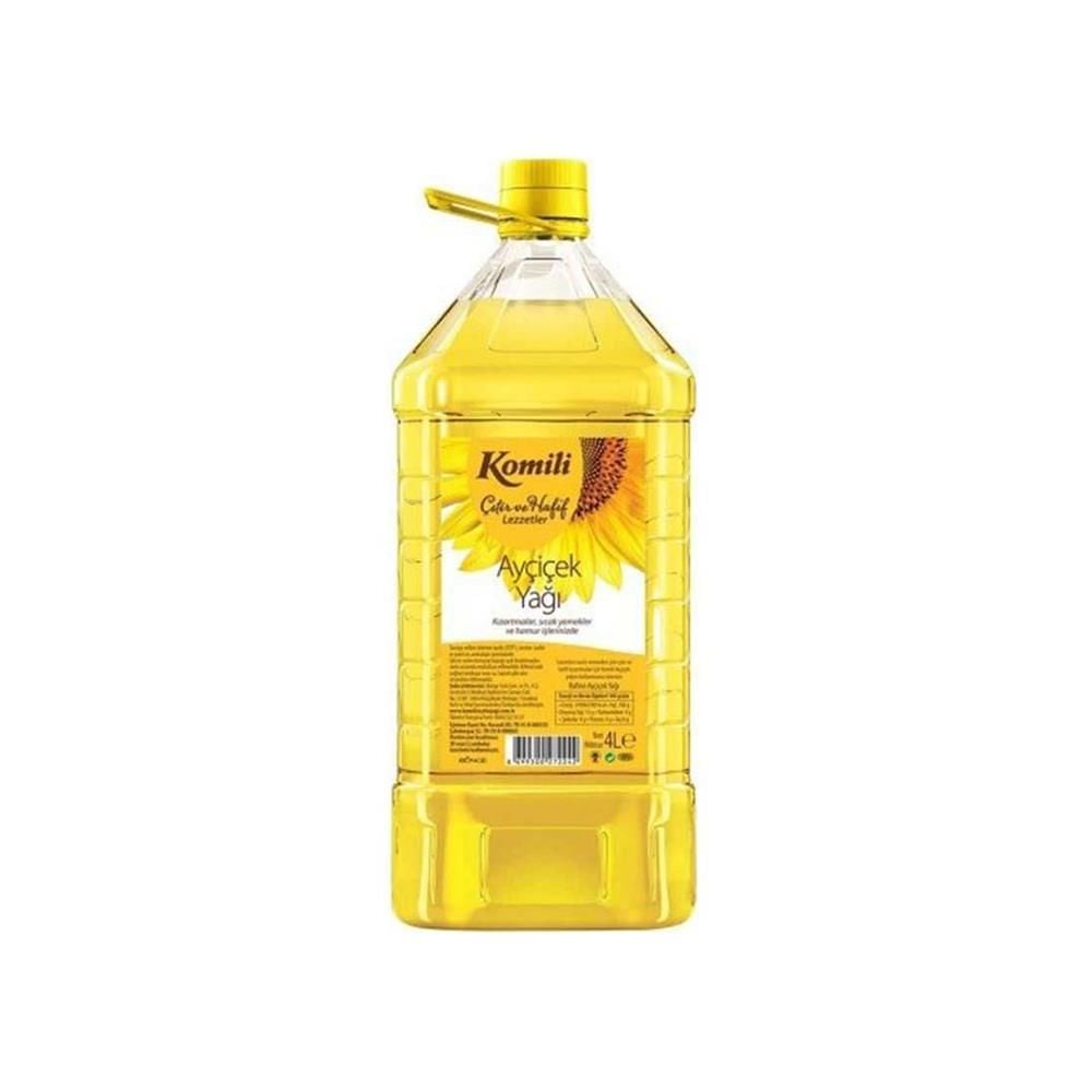 Komili Ayçiçek Yağı Pet 4 lt