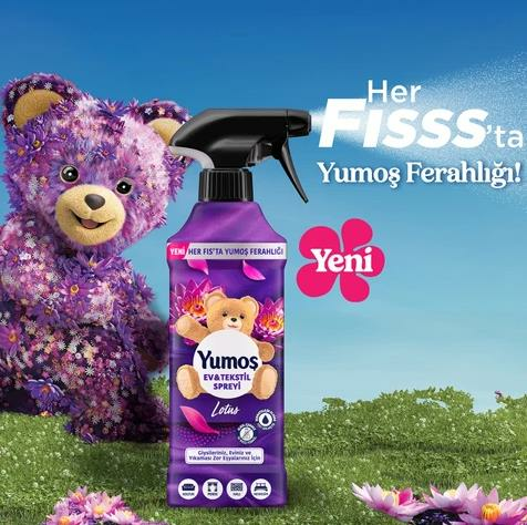 Yumoş Ev ve Tekstil Spreyi Lotus Yıkanması Zor Eşyalar Için 450 ml