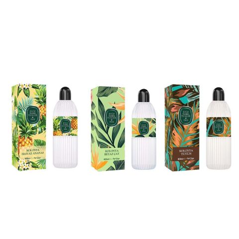 Eyüp Sabri Tuncer Kolonya Hawaii Ananas, Beyaz Çay ve Tütün Pet Şişe 400 ml