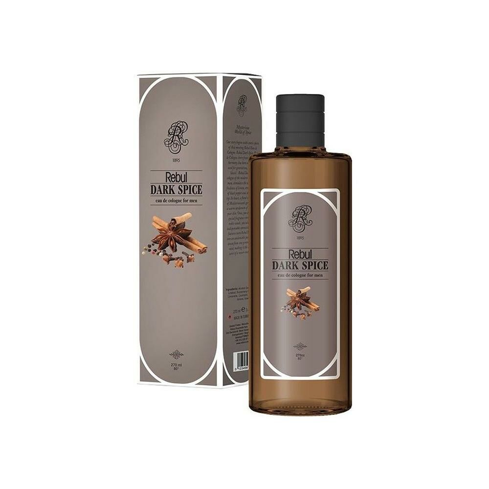 Rebul Dark Spice Kolonya 270ML (Cam Şişe)