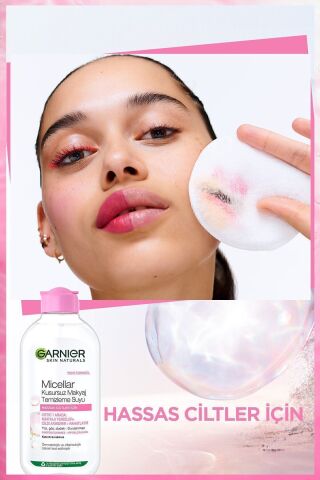 Micellar Kusursuz Makyaj Temizleme Suyu 200ML + Nem Bombası Canlandırıcı Kağıt Maske x2