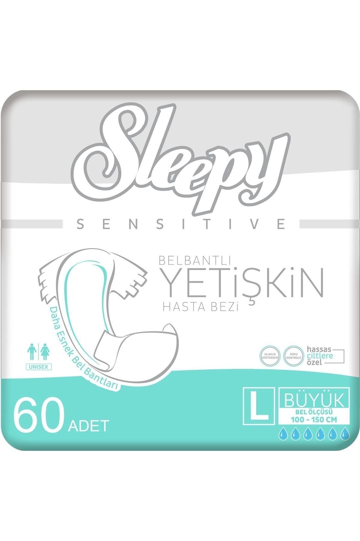 Sleepy Sensitive Yetişkin Bezi Large 30 Adet x 2 Adet