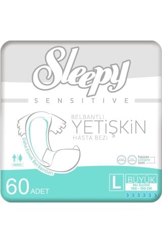 Sleepy Sensitive Yetişkin Bezi Large 30 Adet x 2 Adet
