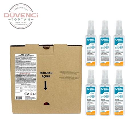 Eyüp Sabri Tuncer Labs Hijyenik El Dezenfektanı 5 Lt Ve 125 Ml x 6 Adet