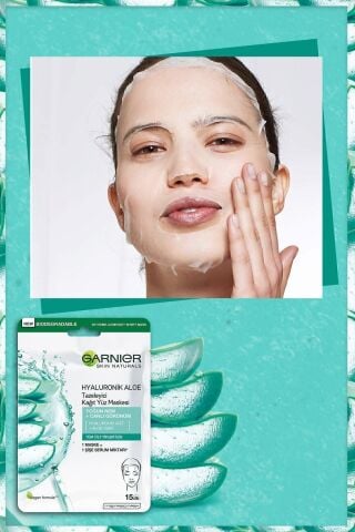 Garnier Kağıt Yüz Maskesi Tazeleyici Hyaluronik Aloe 28 gr