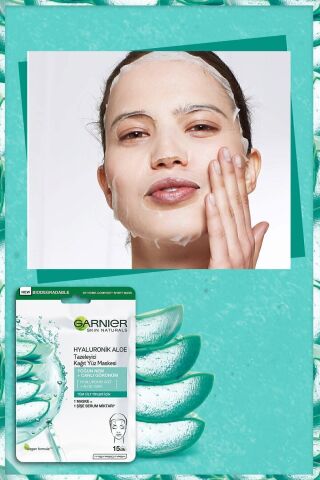 Garnier Kağıt Yüz Maskesi Tazeleyici Hyaluronik Aloe 28 gr