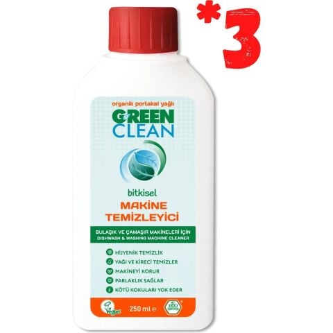 Green Clean Makine Temizleyici 250 ml Set*3