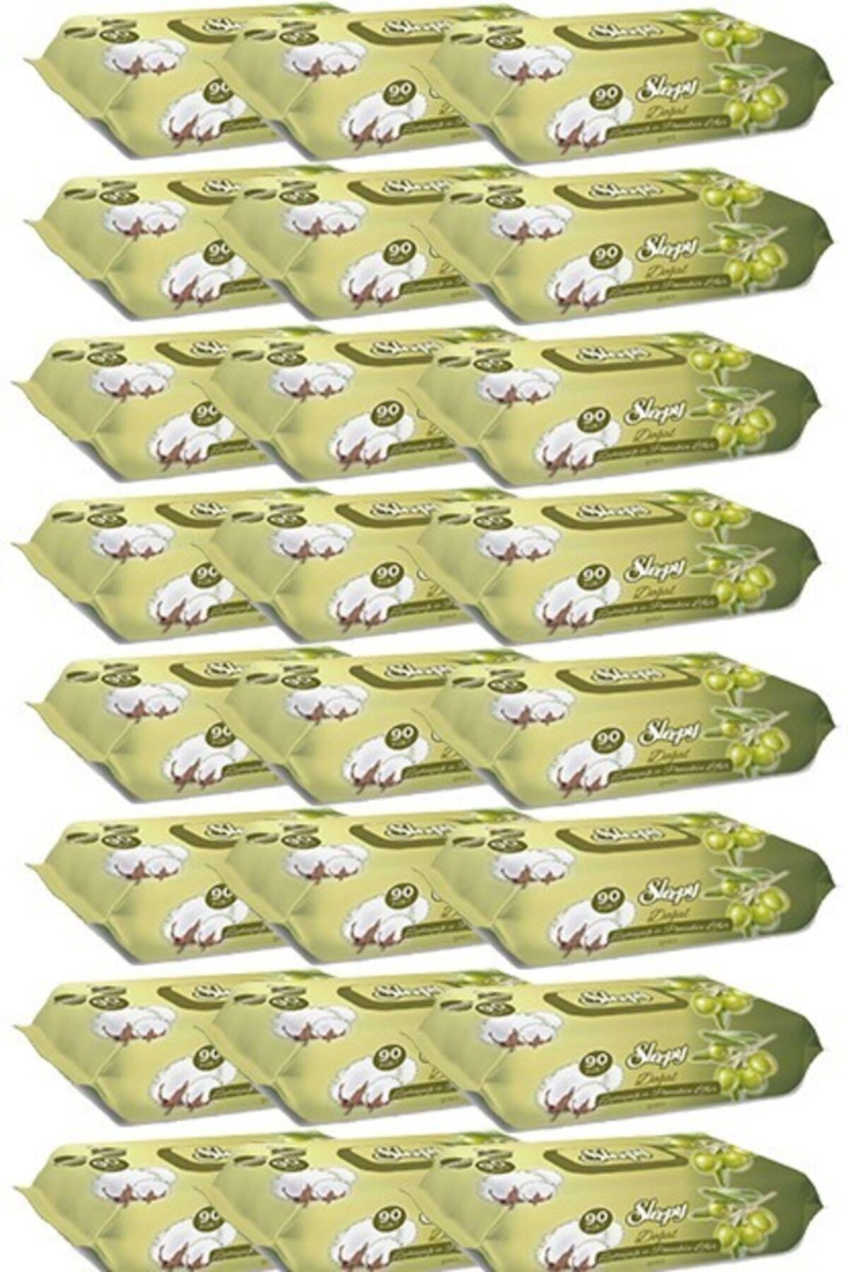 Sleepy Doğal Zeytinyağı Ve Pamuksu Lifler Islak Havlu 24 X 90'lı 2160 Yaprak