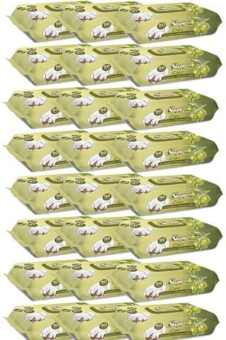 Sleepy Doğal Zeytinyağı Ve Pamuksu Lifler Islak Havlu 24 X 90'lı 2160 Yaprak