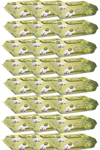 Sleepy Doğal Zeytinyağı Ve Pamuksu Lifler Islak Havlu 24 X 90'lı 2160 Yaprak