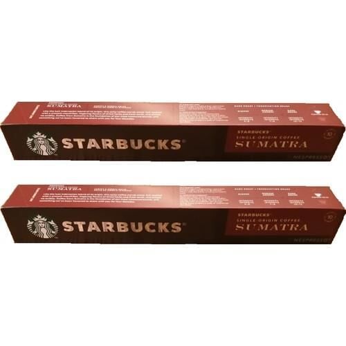 Starbucks Single Origin Coffe Sumatra Kapsül Kahve 10 Adet x 2