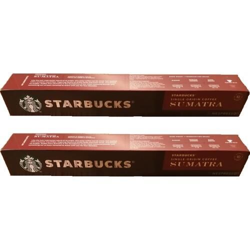 Starbucks Single Origin Coffe Sumatra Kapsül Kahve 10 Adet x 2