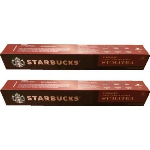 Starbucks Single Origin Coffe Sumatra Kapsül Kahve 10 Adet x 2