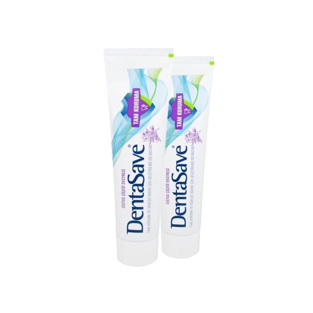 DentaSave Diş Macunu Tam Koruma Cıstus Çiçeği 75 ml x 2